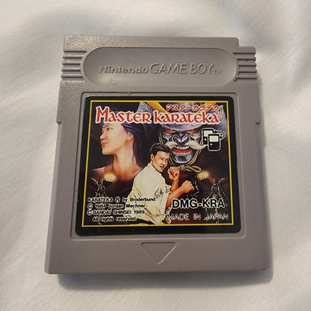 Master Karateka GB Nintendo Game Boy Japanese Version. Cartridge Only. Works.